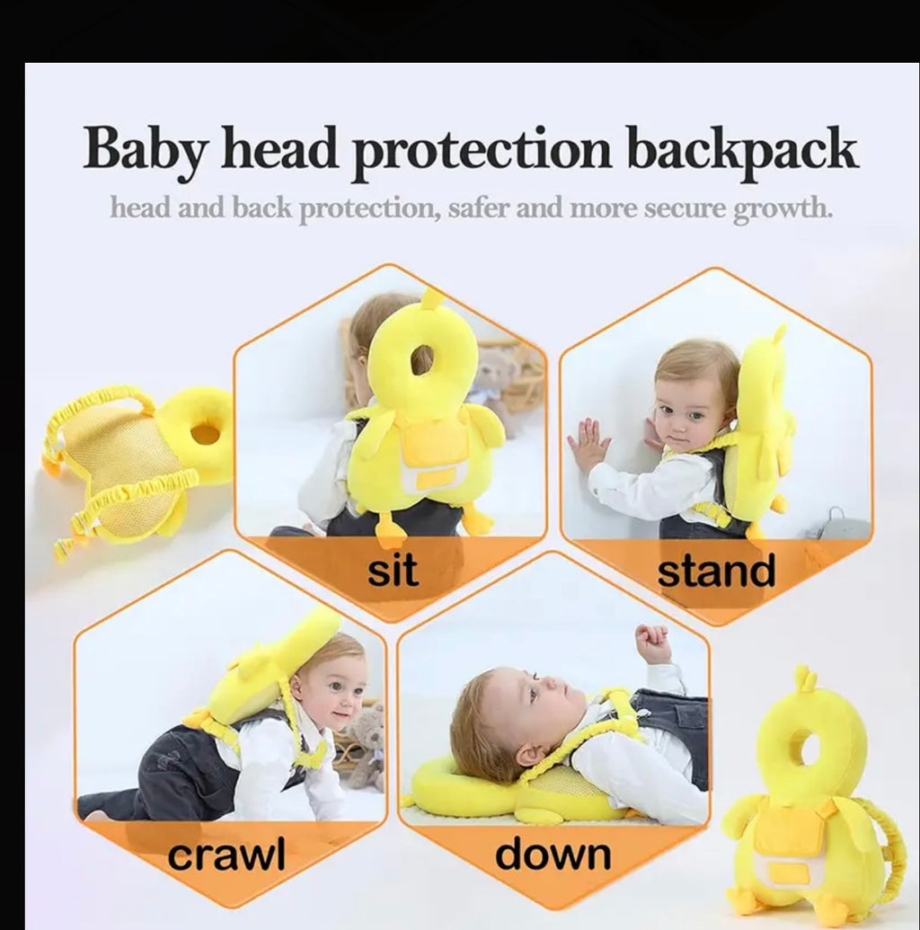 Baby Head Protection Backpack – Cute Animal Safety Helmet for Toddlers