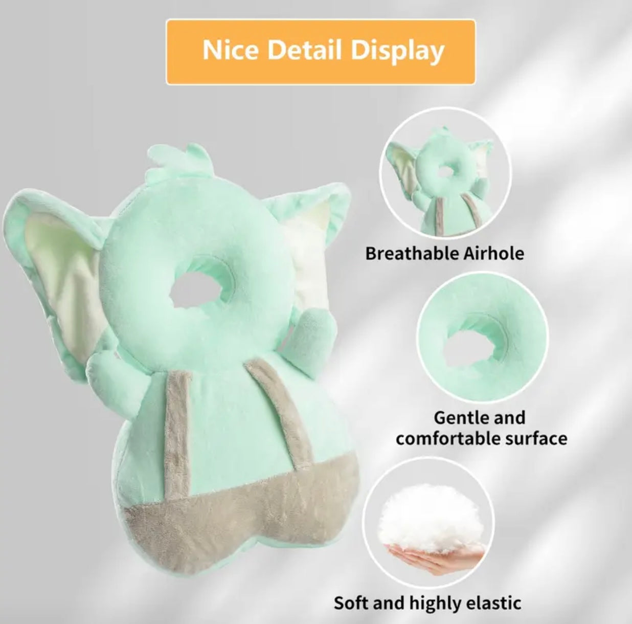Baby Head Protection Backpack – Cute Animal Safety Helmet for Toddlers