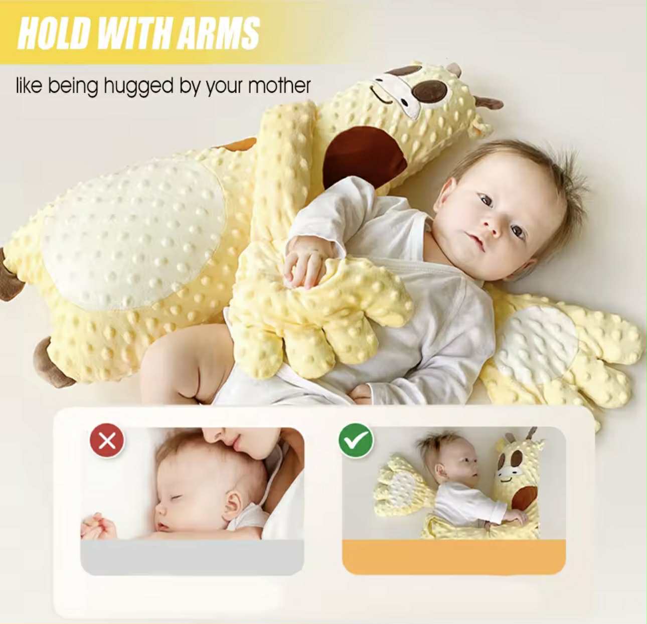 Baby Soothing Patting Pillow